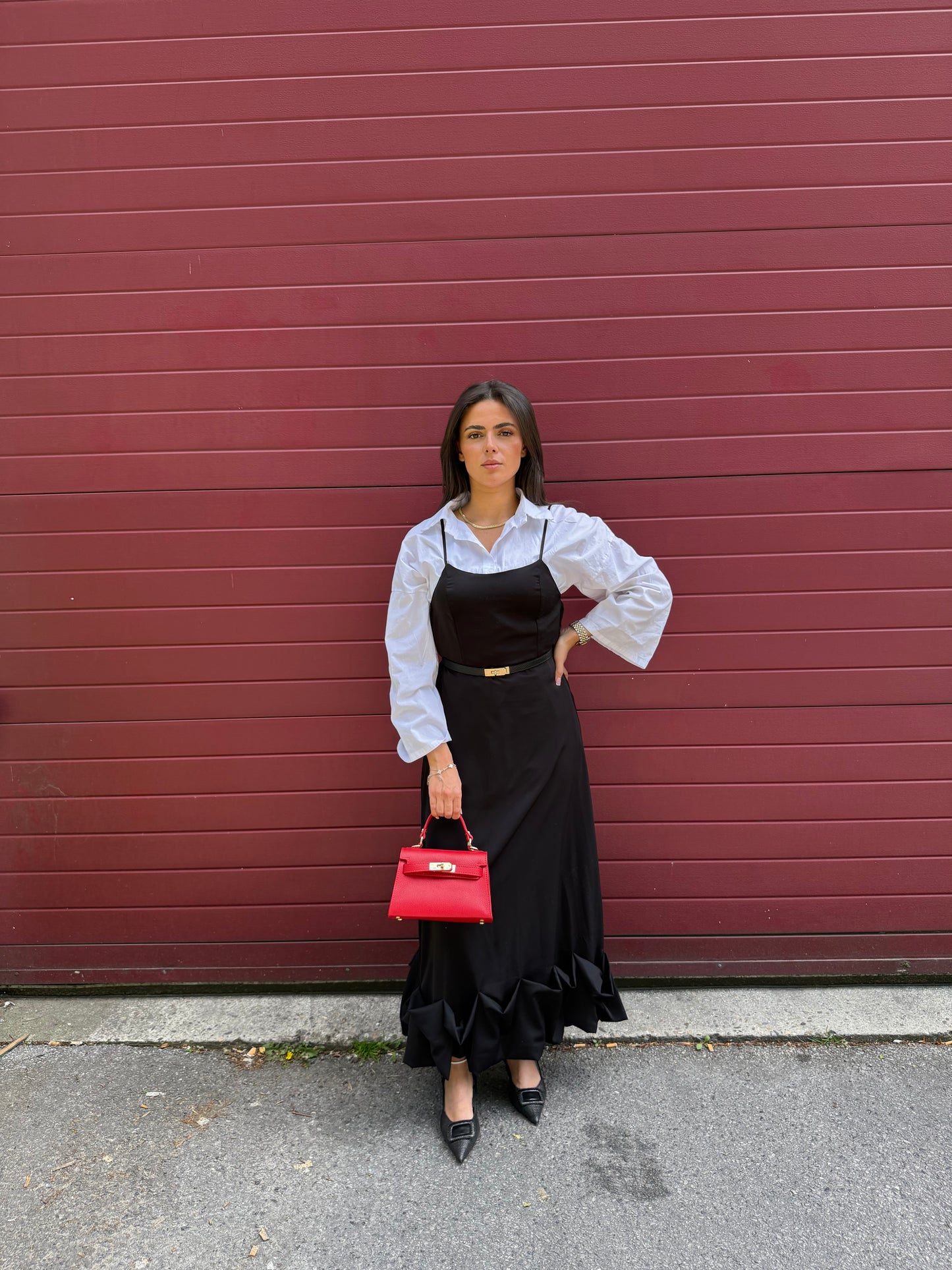Robe Popeline Noir