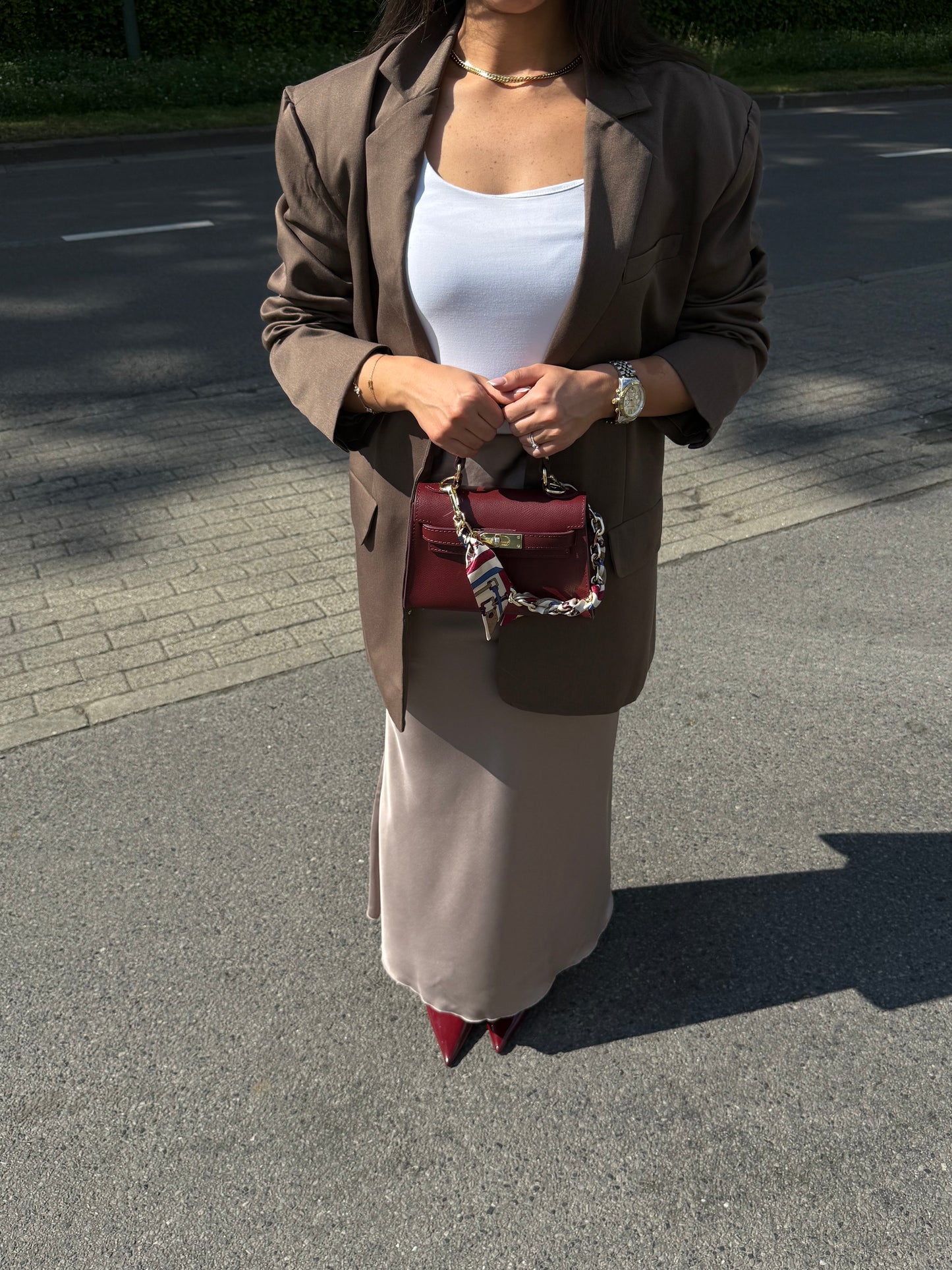 Jupe Satin Fine