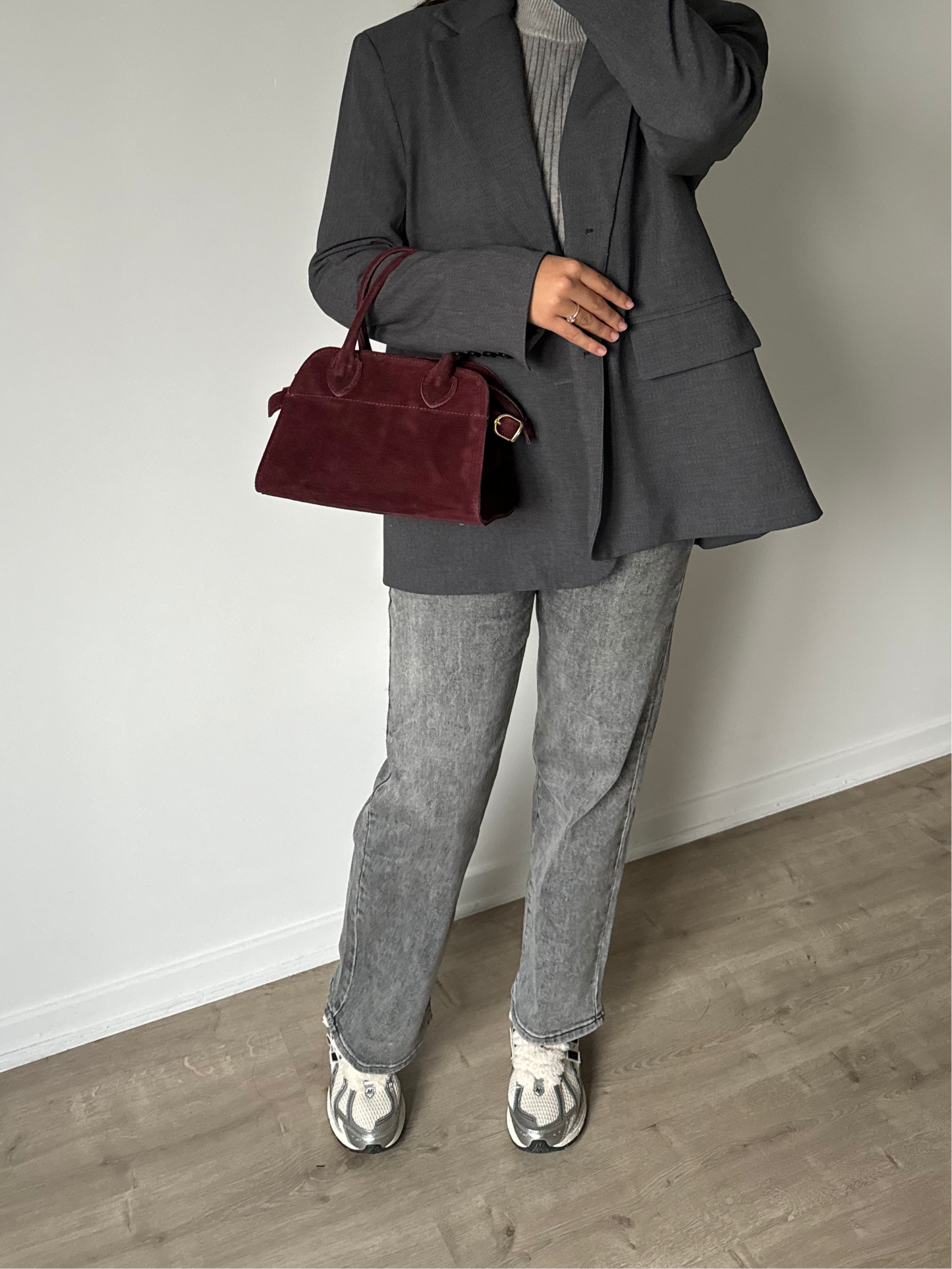 Jeans Gris Droit