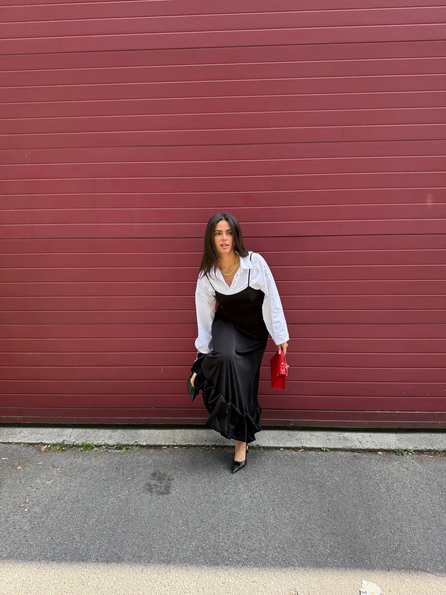 Robe Popeline Noir
