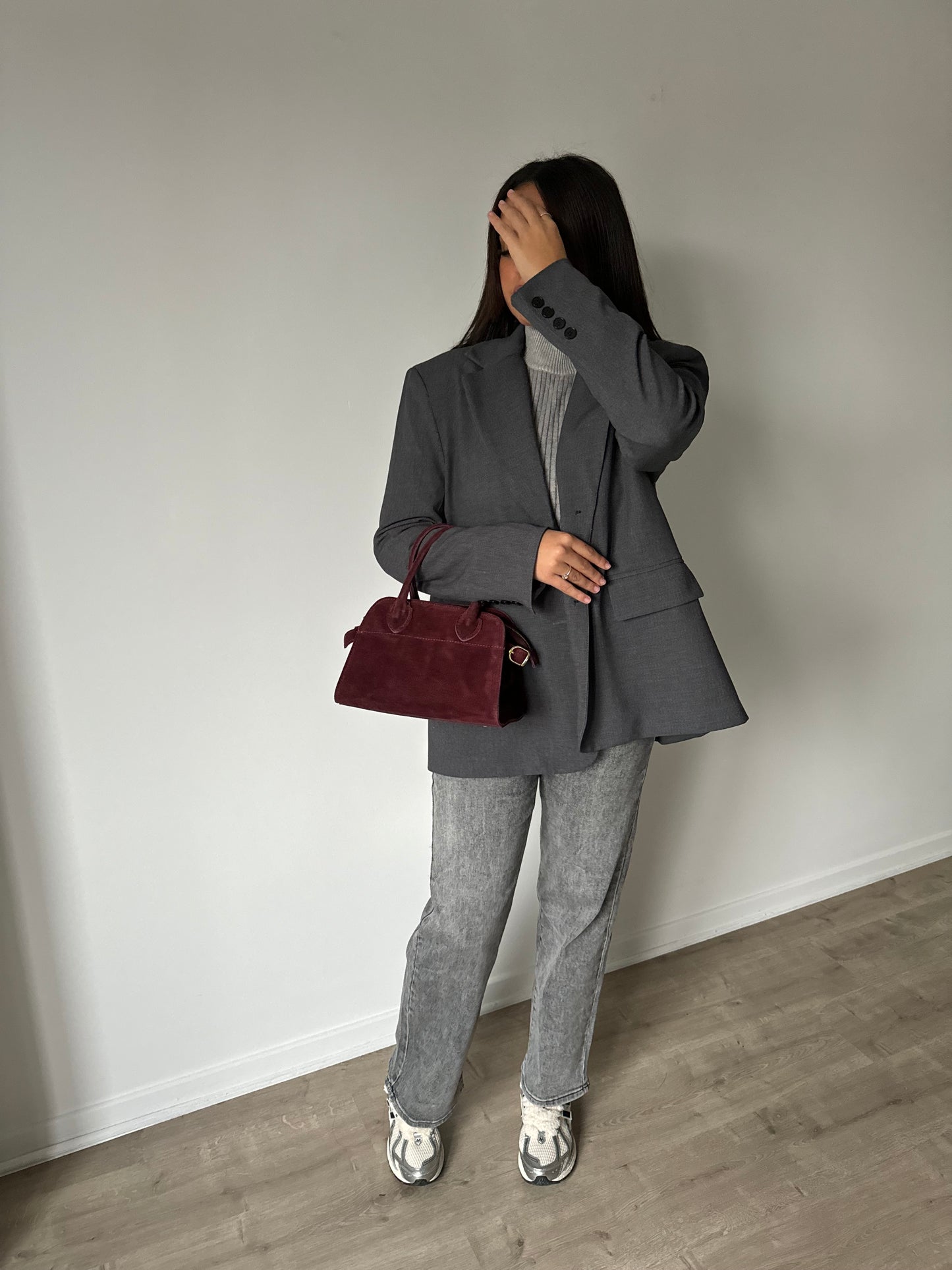 Jeans Gris Droit