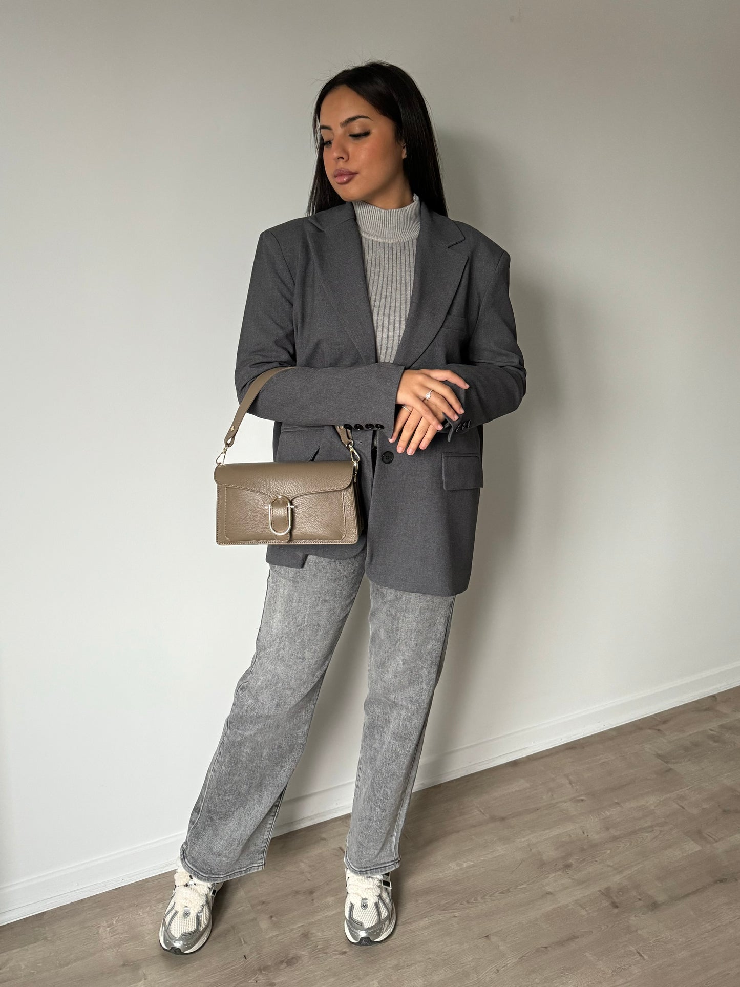 Jeans Gris Droit