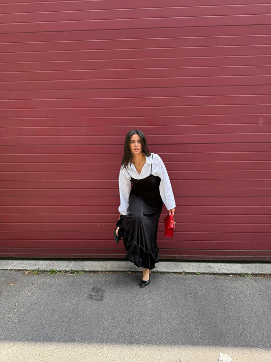 Robe Popeline Noir